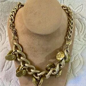Cabi Convertible Necklace-Choker—bracelet-Chanel style eagle buttons (retired)